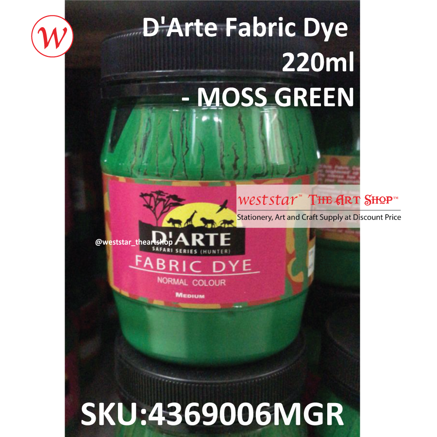 D'Arte Fabric Dye-220ml 16colors