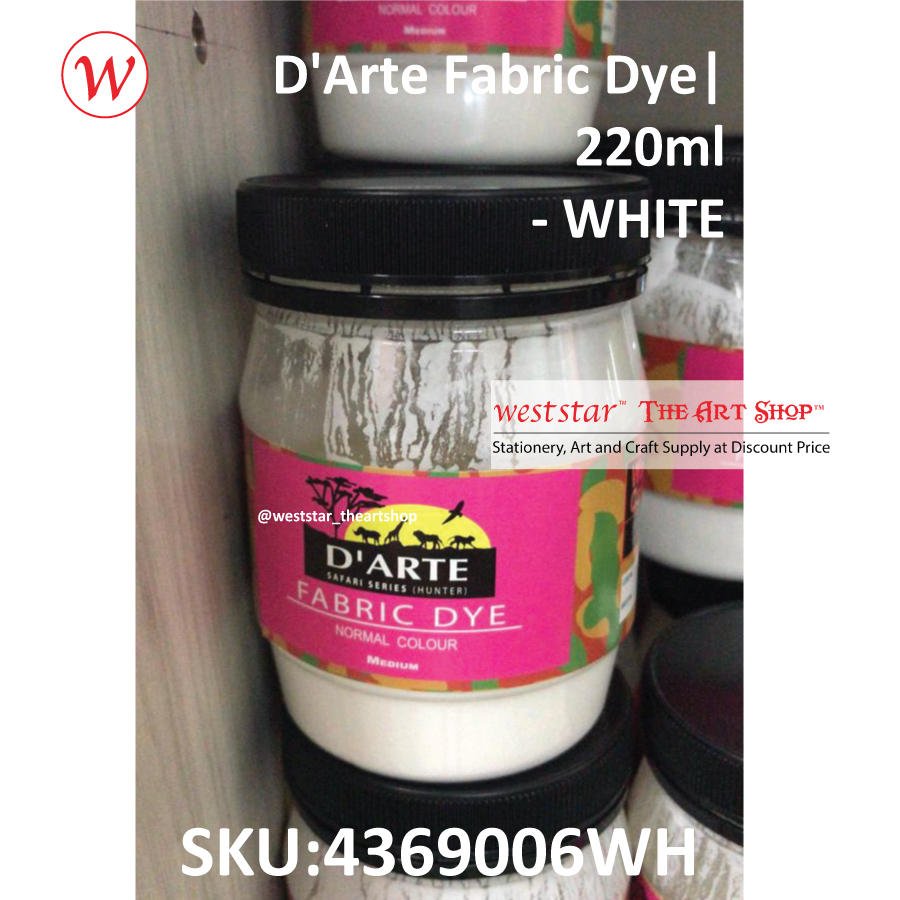 D'Arte Fabric Dye-220ml 16colors