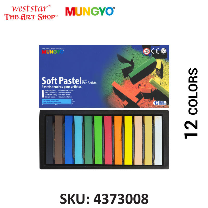 Mungyo Soft Pastel Set (MP) - Full Size | 12, 24, 36, 48colors
