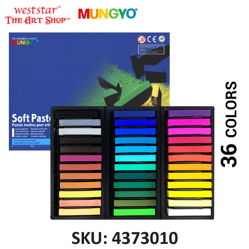 Mungyo Soft Pastel Set (MP) - Full Size | 12, 24, 36, 48colors