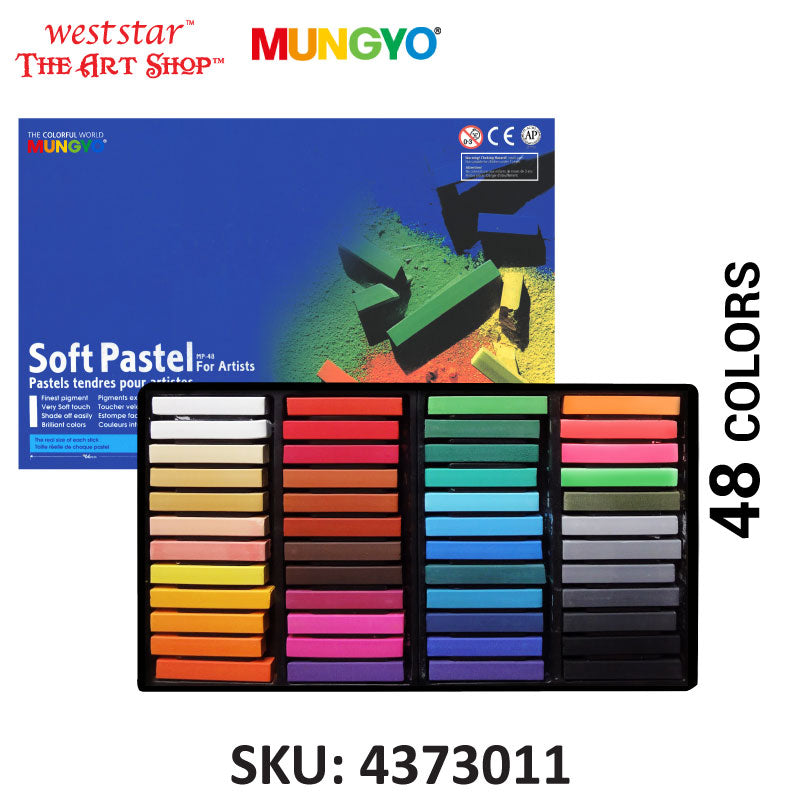 Mungyo Soft Pastel Set (MP) - Full Size | 12, 24, 36, 48colors
