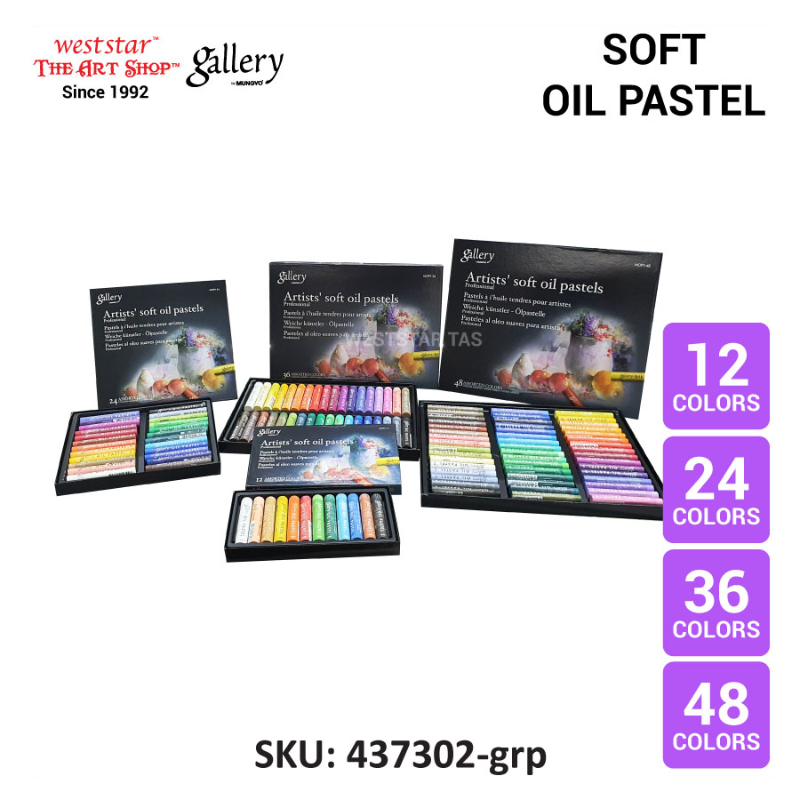 Mungyo Artists Soft Oil Pastel, Mungyo Oil Pastel 12colors, 24colors, 36colors, 48colors