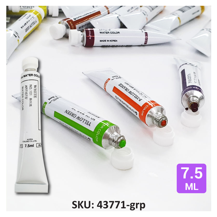 Alpha Artist Water Color 7.5ml | Single Tube
