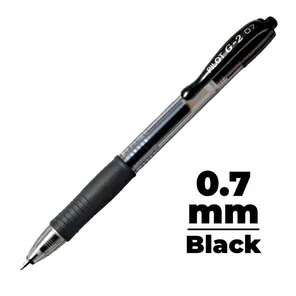 PILOT G2 Gel Pen, Pilot Retractable Gel Pen, Pilot G-2 Gel Pen - 0.38, 0.5, 0.7, 1.0 | Black / Blue / Red