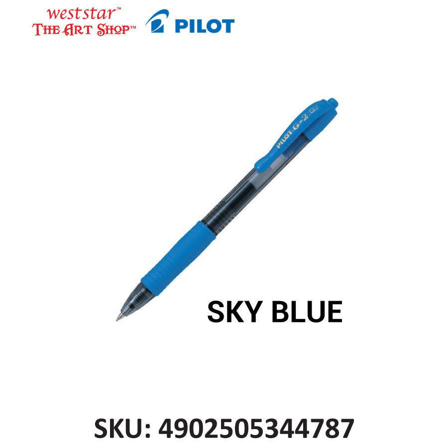 PILOT G2 Gel Pen, Pilot Retractable Gel Pen, Pilot G-2 Gel Pen Colored 0.7mm