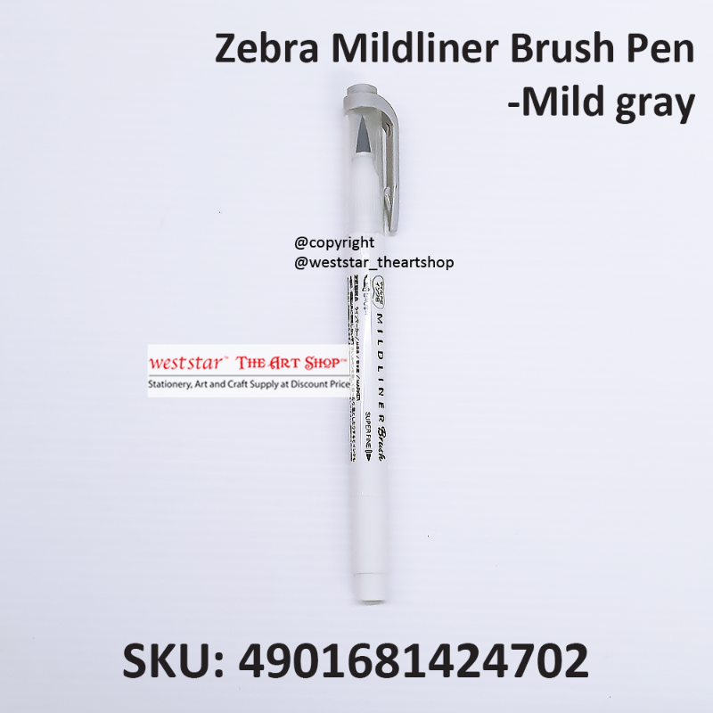 Zebra Mildliner Brush Pen Marker, Brush Marker Twin Tip, Double-Sided Marker, Super Fine Marker