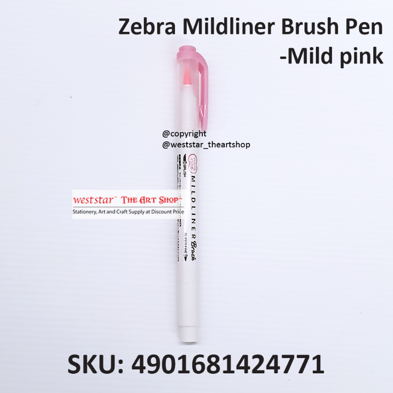 Zebra Mildliner Brush Pen Marker, Brush Marker Twin Tip, Double-Sided Marker, Super Fine Marker