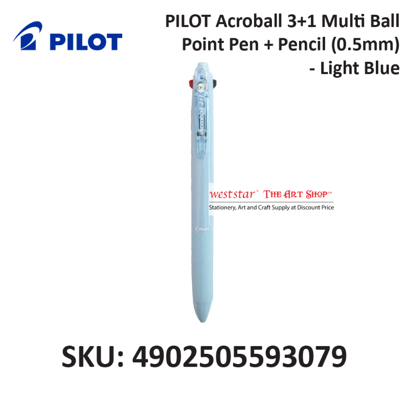 PILOT Acroball 3+1 Multi Ball Point Pen + Pencil (0.5mm)-grp