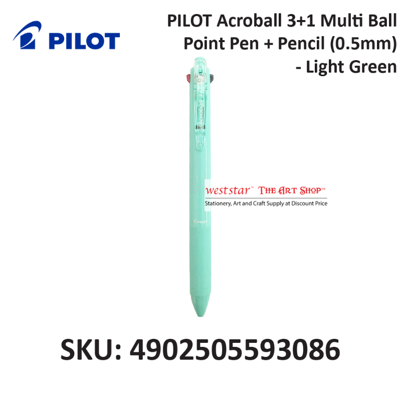 PILOT Acroball 3+1 Multi Ball Point Pen + Pencil (0.5mm)-grp
