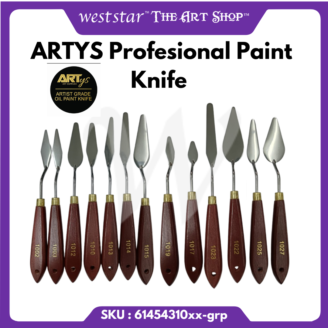 ARTYS Profesional Paint Knife Oil Paint Knife Artist Grade