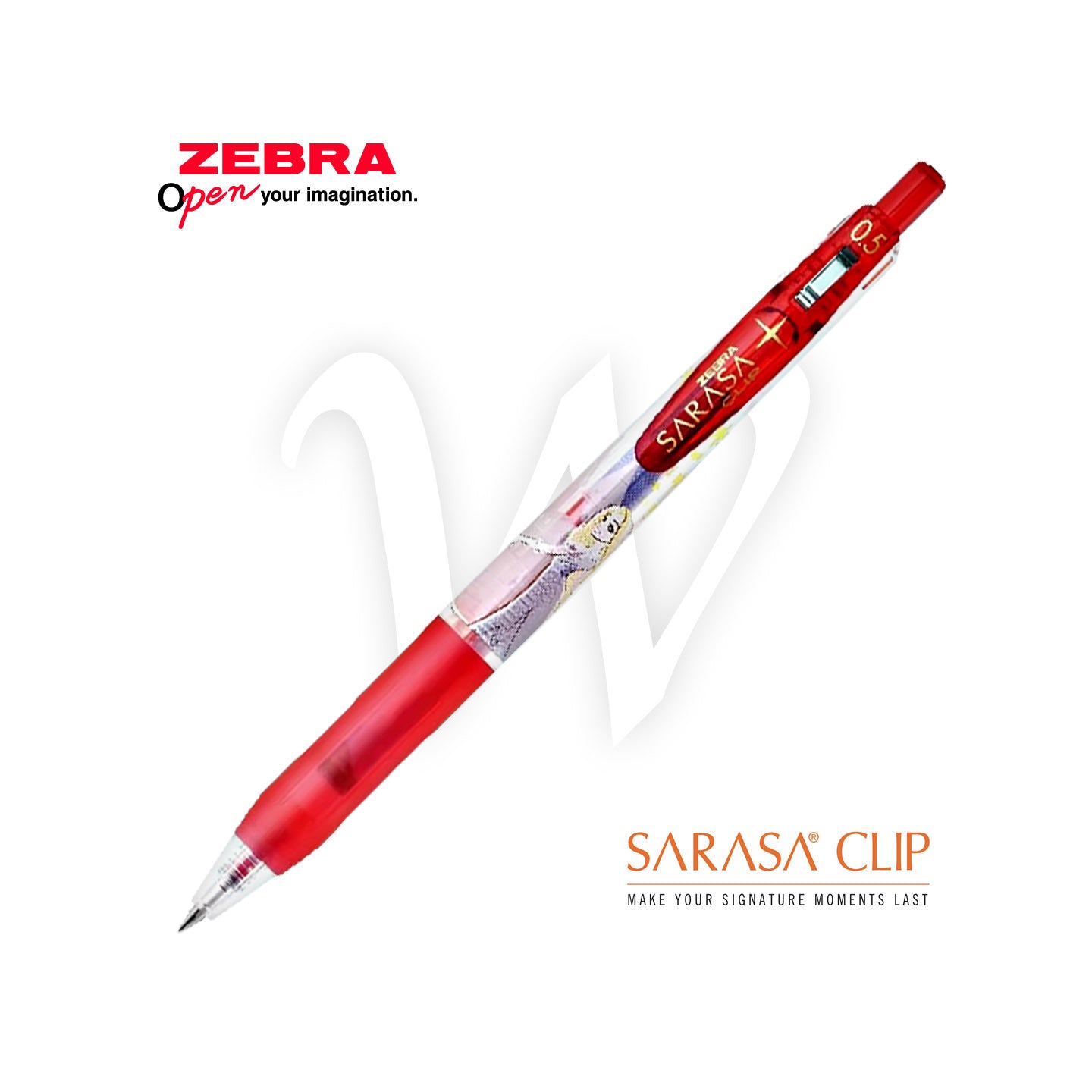 Zebra Sarasa Clip x Disney Refill 0.5mm (Limited Edition)