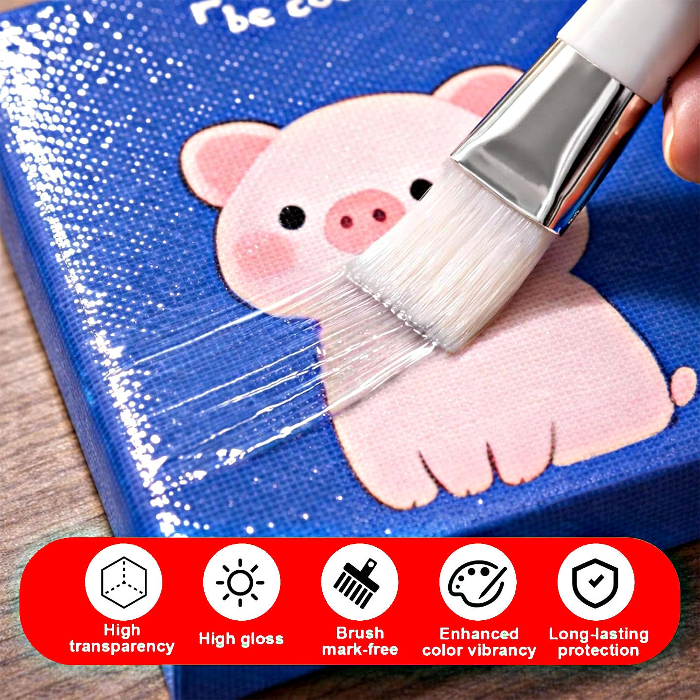 TAOPU Professional Matt Varnish (Lacquer) Water-Based | Fast Drying | Non-Gloss Finish