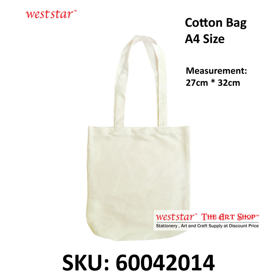 Cotton Shopping Bag, Cotton Tote Bag, Cotton Bag, Plain Tote Bag A4, A3, A2