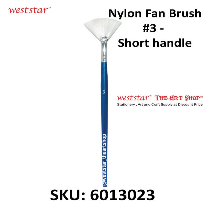 Weststar Nylon Fan Brush | Short / Long Handle