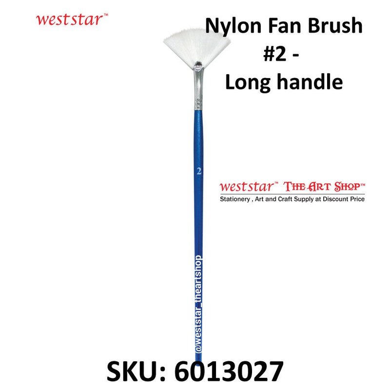 Weststar Nylon Fan Brush | Short / Long Handle