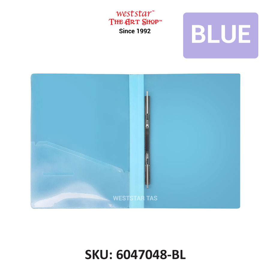 A4 PP Spring File - Semi-transparent cover  - send color randomly