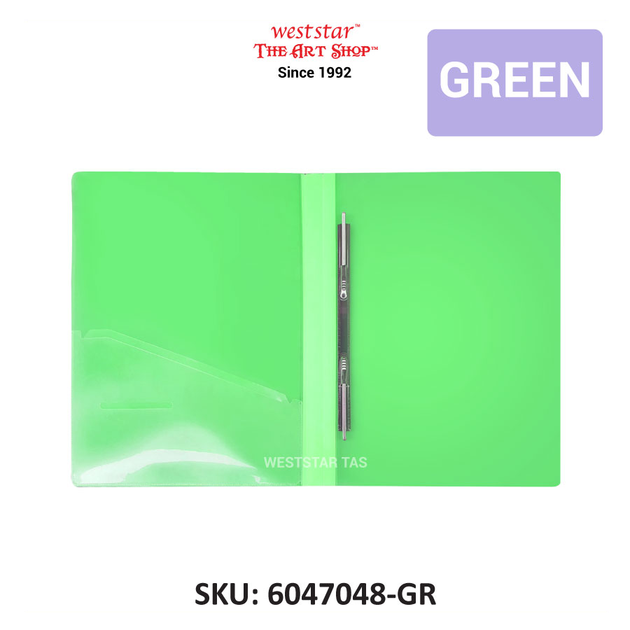 A4 PP Spring File - Semi-transparent cover  - send color randomly