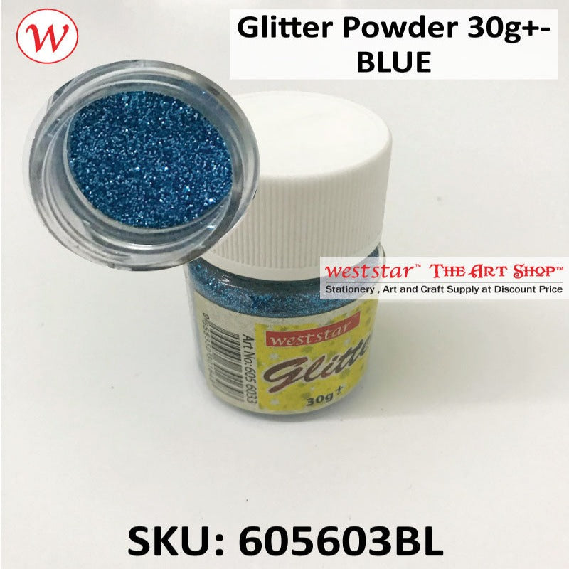 Weststar Glitter Powder / Glow Powder for Art Craft / Serbuk Kilat - 30gm+-