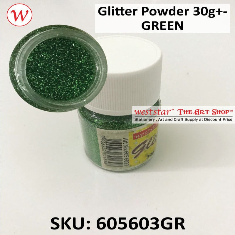 Weststar Glitter Powder / Glow Powder for Art Craft / Serbuk Kilat - 30gm+-