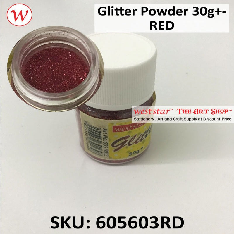 Weststar Glitter Powder / Glow Powder for Art Craft / Serbuk Kilat - 30gm+-