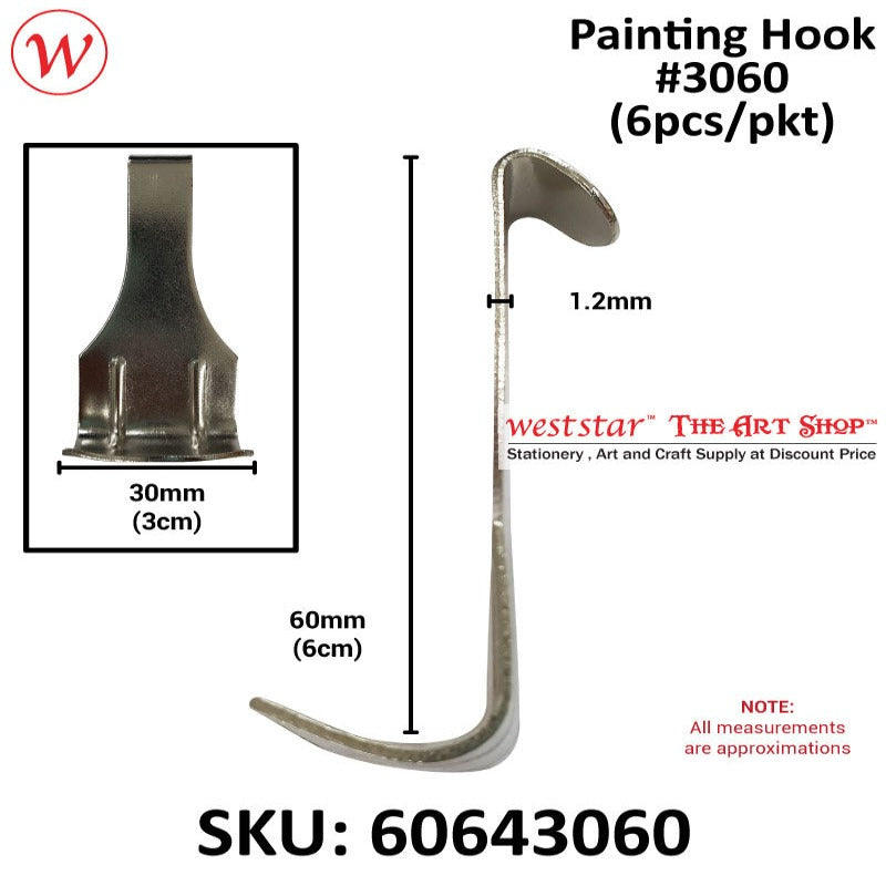 Painting Hook (6pcs/pkt)