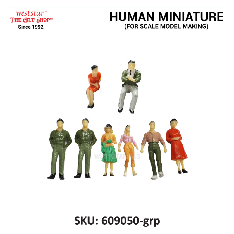 Human Figure for Architectural Scale Model Building, Scale Model Human Miniature