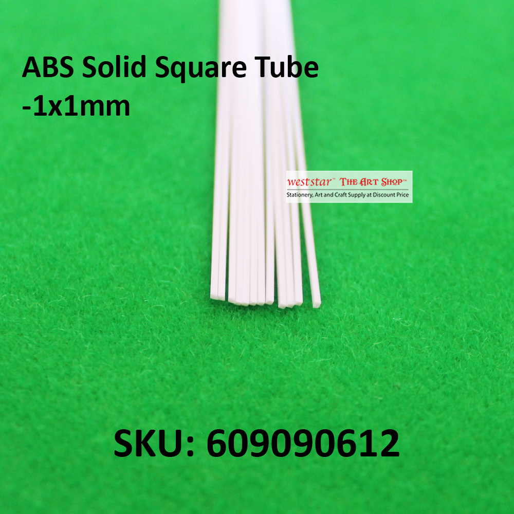 ABS Solid Square Tube