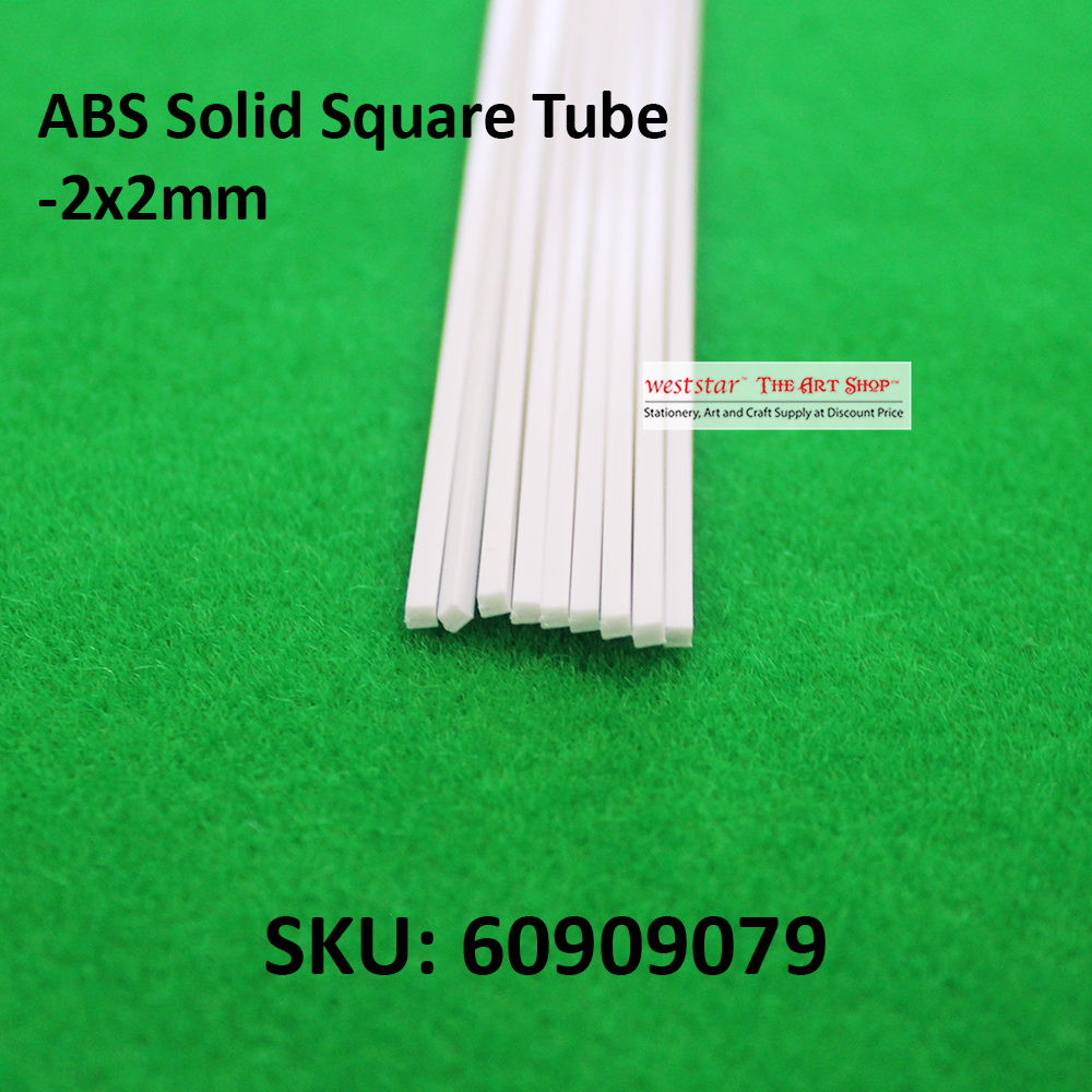 ABS Solid Square Tube
