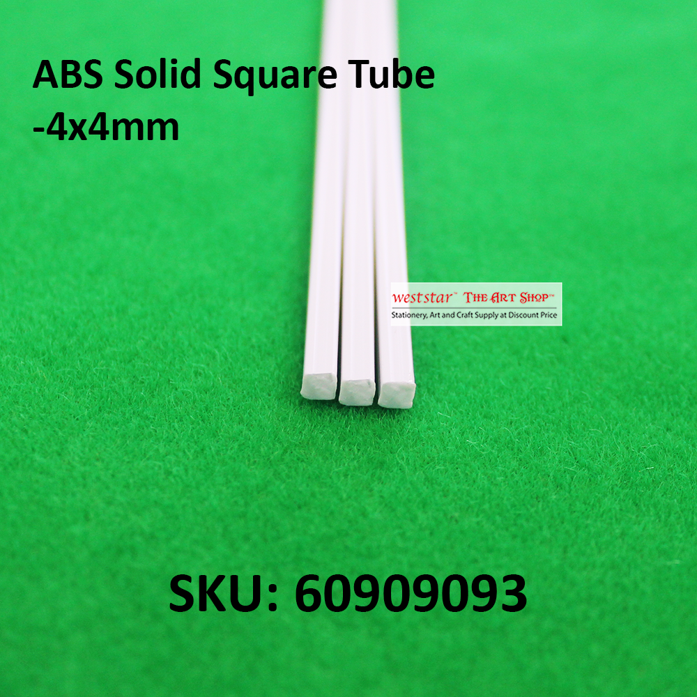 ABS Solid Square Tube