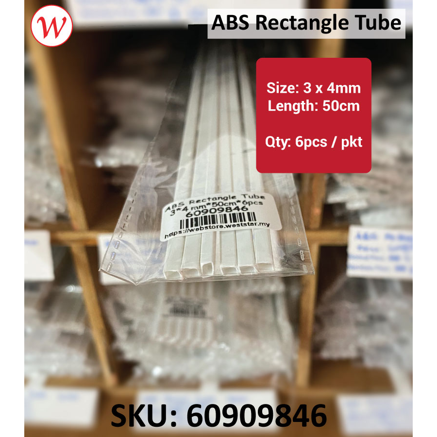 ABS Rectangle Tubing