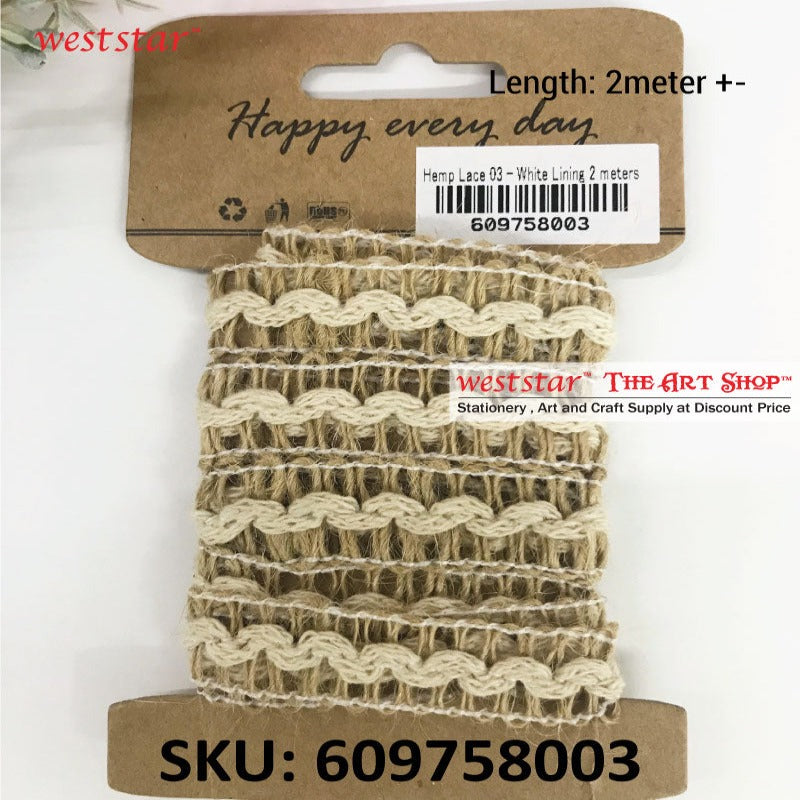 Hemp Lace / Jute Twine String