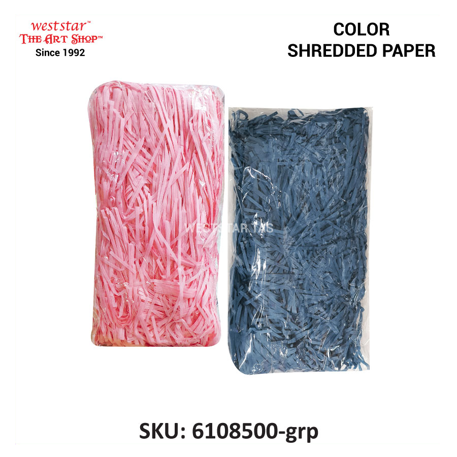 Color Shredded Paper (100g) , Shreds Paper , Packaging Filler