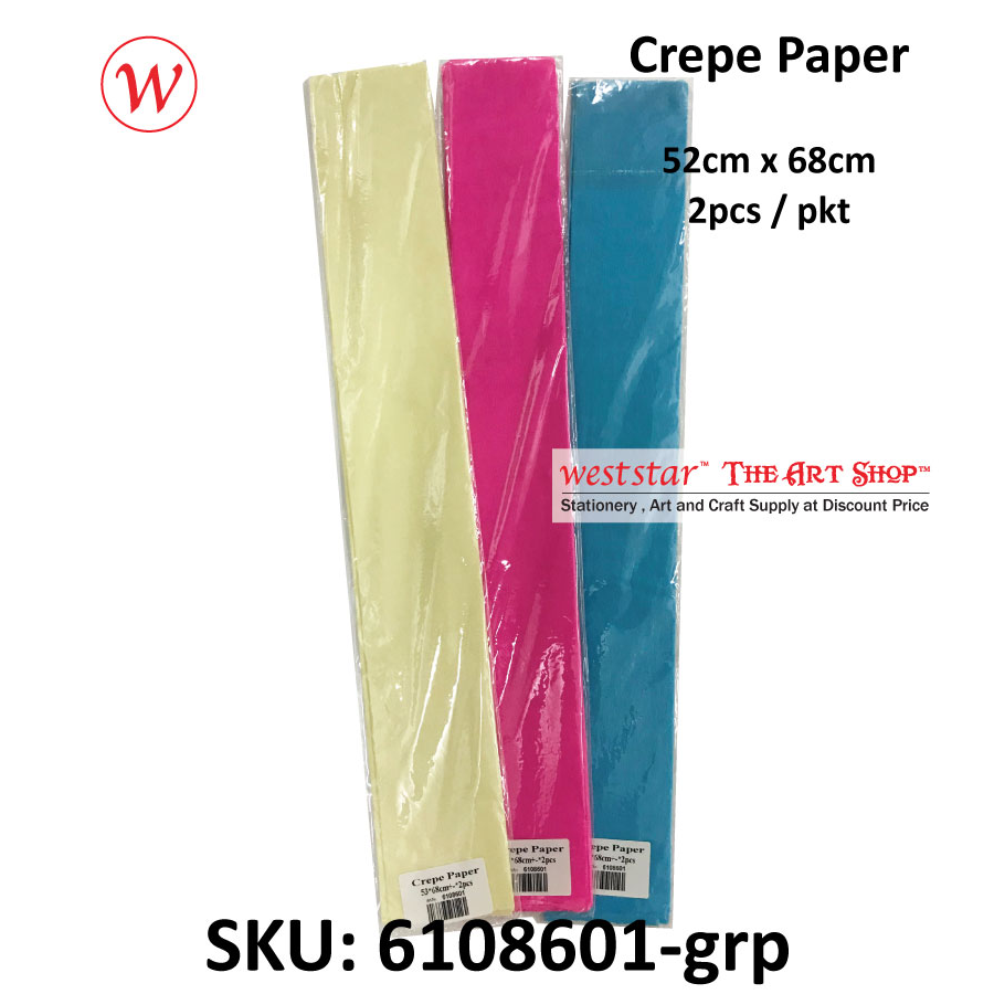 Crepe Paper 52cm x 68cm (2sheets)