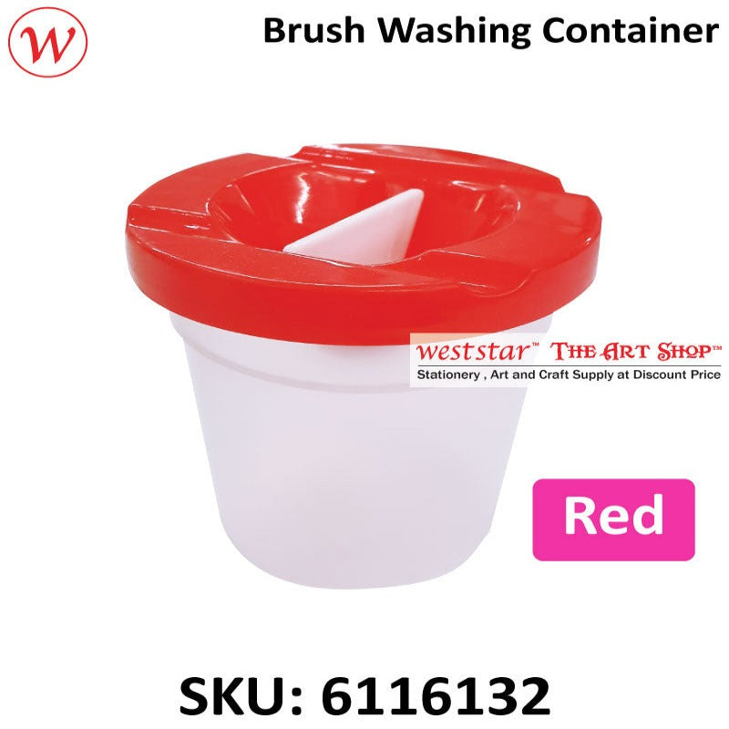 Plastic Brush Washing Canister | 5.7cm x 8.5cm
