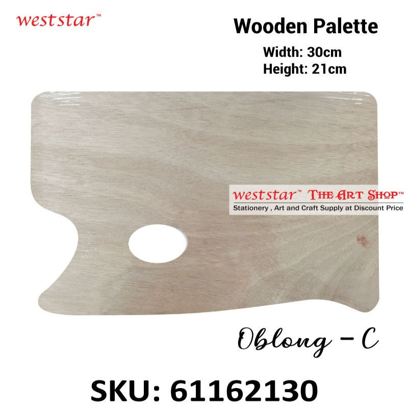 Wooden Painting Palette