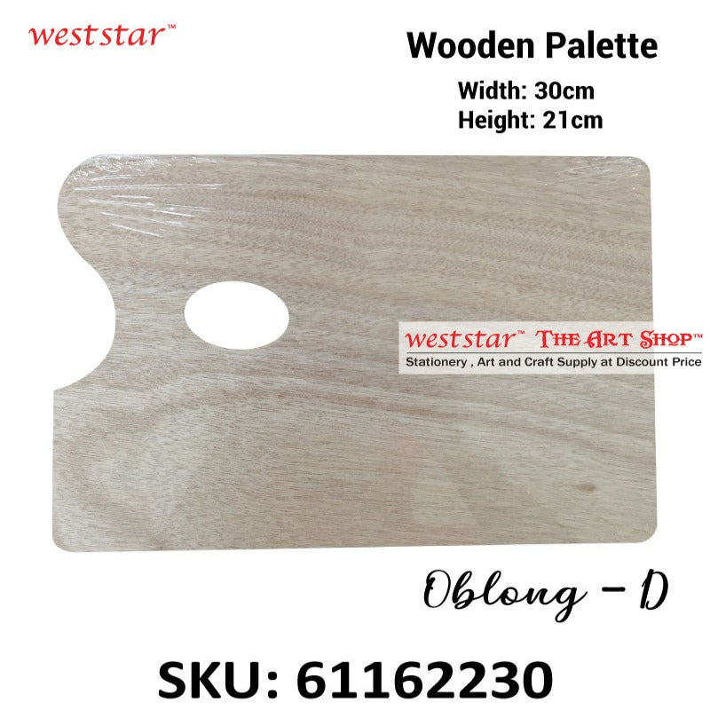 Wooden Painting Palette