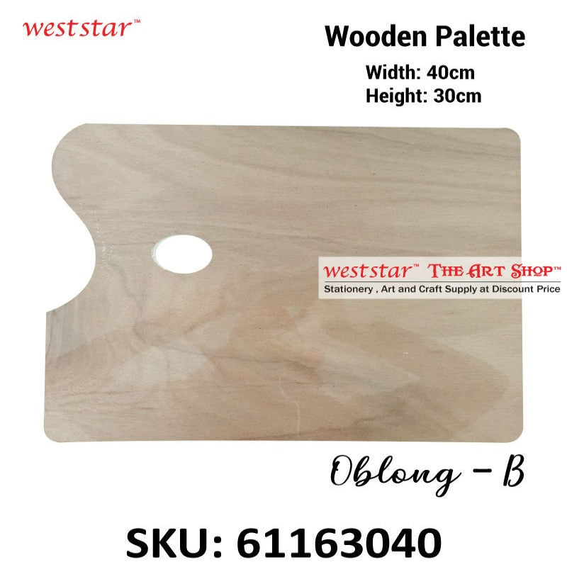 Wooden Painting Palette