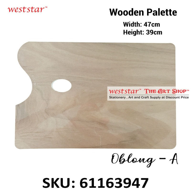 Wooden Painting Palette