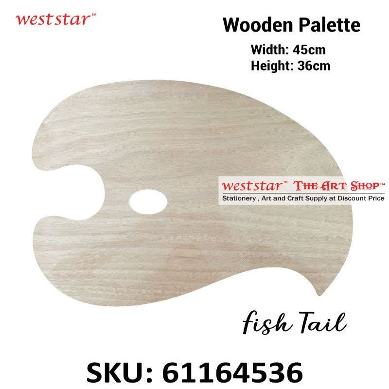 Wooden Painting Palette