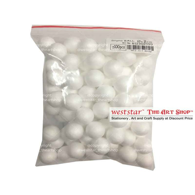 Polystrene Ball, Sphere Shape, Styrofoam Ball (5mm to 10cm)