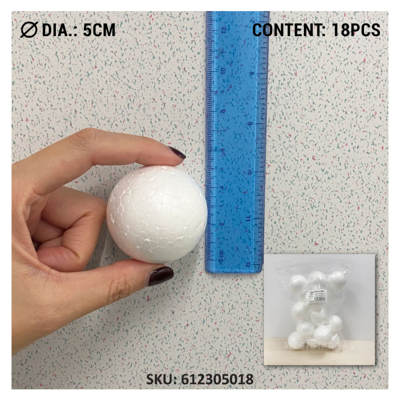 Polystrene Ball, Sphere Shape, Styrofoam Ball (5mm to 10cm)