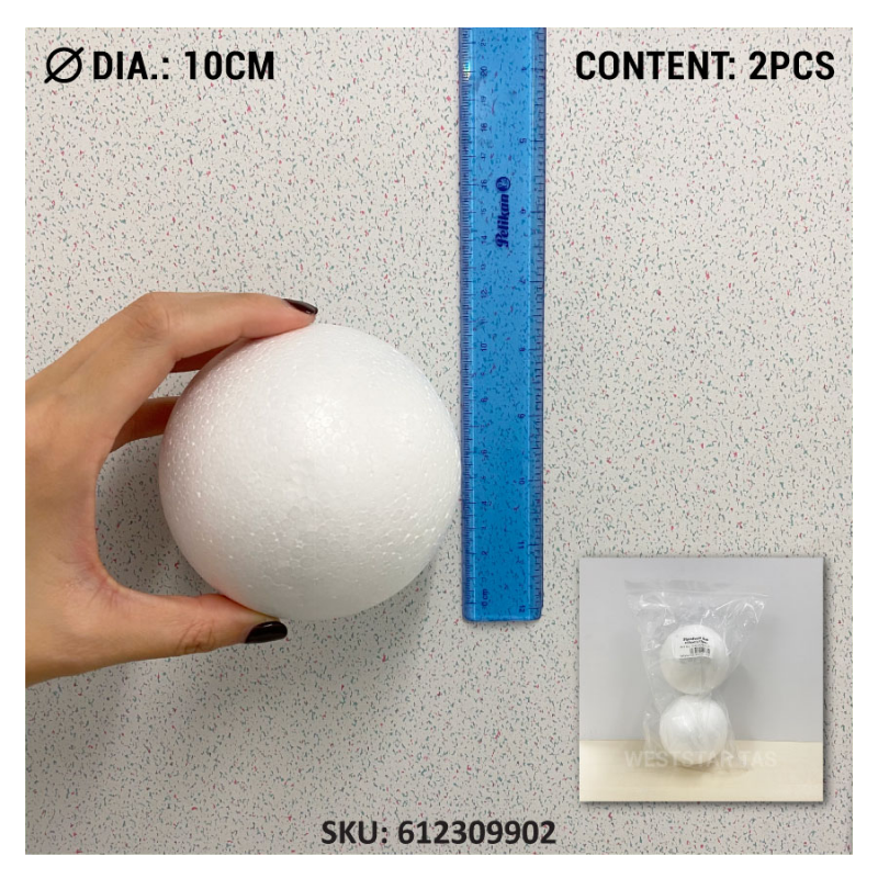 Polystrene Ball, Sphere Shape, Styrofoam Ball (5mm to 10cm)