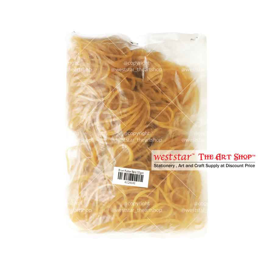 Brown Rubber Band 200gsm