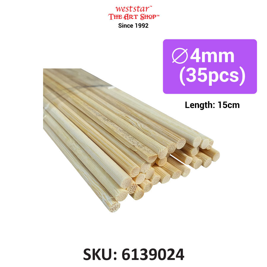 Bamboo Stick, Wood Stick, Wooden Stick (Round)