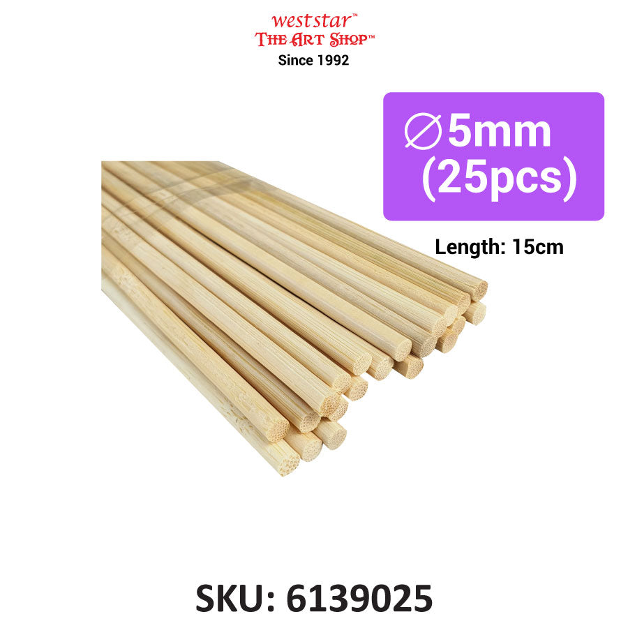 Bamboo Stick, Wood Stick, Wooden Stick (Round)