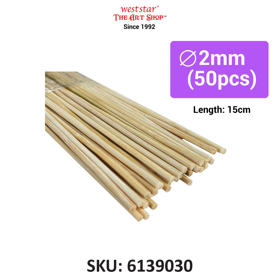 Bamboo Stick, Wood Stick, Wooden Stick (Round)