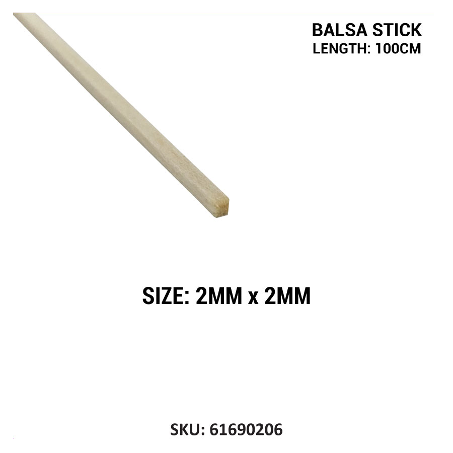 Balsa Stick, Balsa Wood 100cm