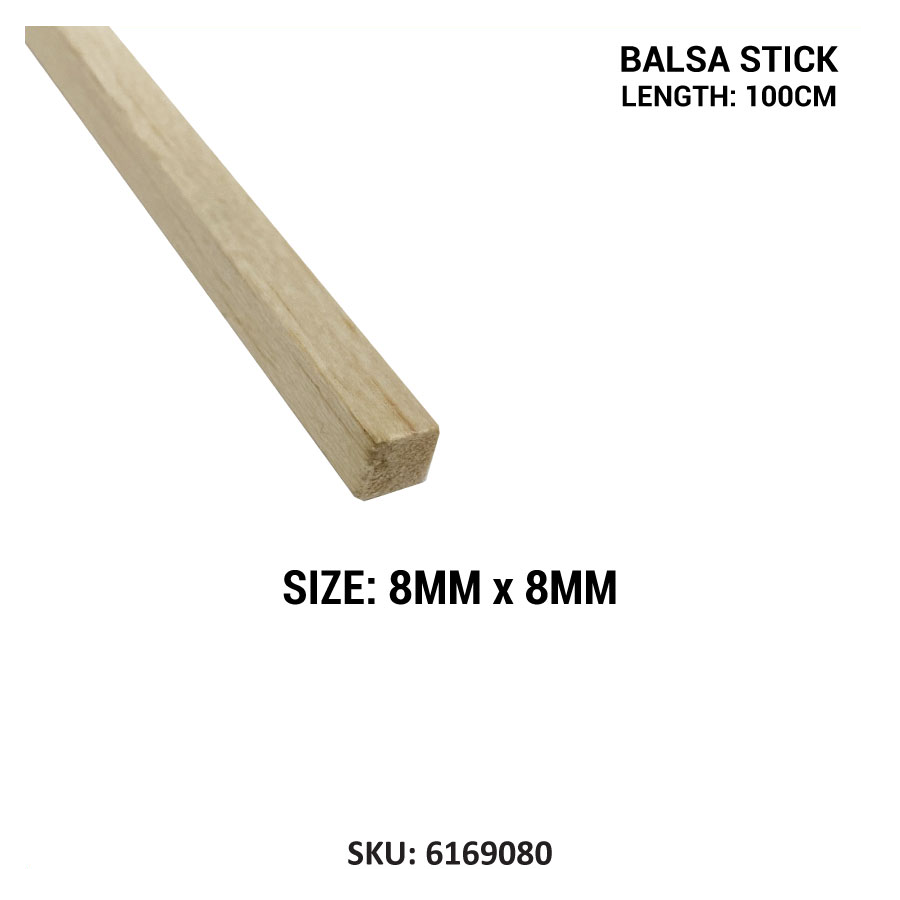 Balsa Stick, Balsa Wood 100cm