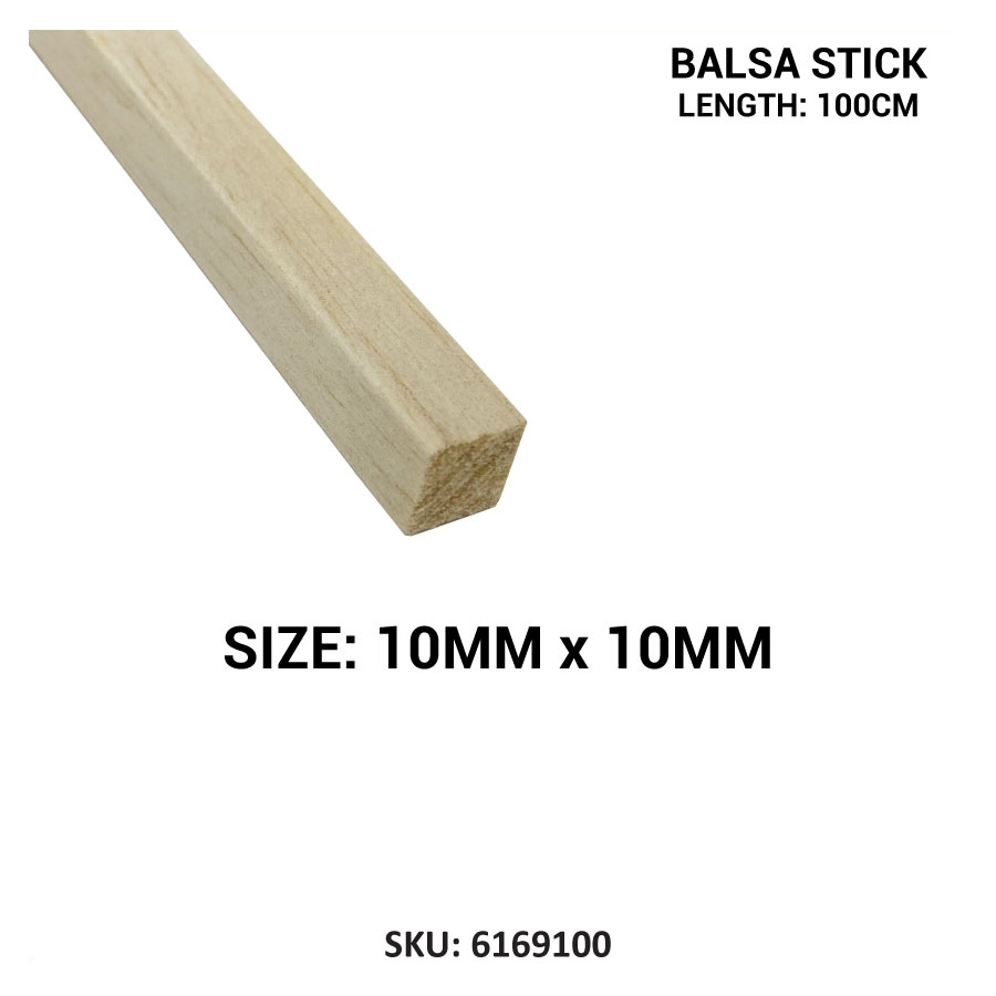 Balsa Stick, Balsa Wood 100cm