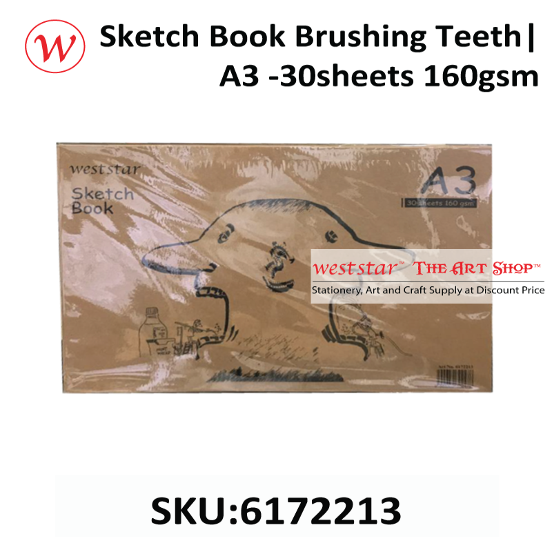 Sketch Book Brushing Teeth